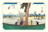 Utagawa Hiroshige - No.30 - 29th Station Hamamatsu  濱松　冬枯ノ図 - The 53 Stations of the Tōkaidō (Hoeido-Edition) - Free Shipping