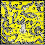 LaLaLu -  Lien（リアン）レモンイエロー (Lemon Yellow)  - Furoshiki 97 x 97 cm