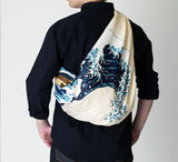 Sumidagawa - Katsushika Hokusai -The Great Wave off Kanagawa (浪裏に富士)  - Furoshiki 104 x 104 cm