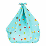 Eco Cloth　Furoshiki and Drawstring Bag Set　　エコクロス®文様柄ふろしき　×　巾着セット　 -  marbles  ビー玉 - Furoshiki   70 x 70 cm