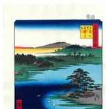 Utagawa Hiroshige - No.110 "Robe-Hanging Pine" at Senzoku no ike  千束の池袈裟懸松 - One hundred Famous View of Edo - Free shipping