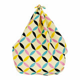 Eco Cloth　Furoshiki and Drawstring Bag Set　　エコクロス®文様柄ふろしき　×　巾着セット　 - Shippo 七宝 　 - Furoshiki   70 x 70 cm