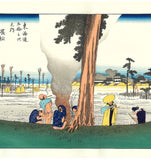 Utagawa Hiroshige - No.30 - 29th Station Hamamatsu  濱松　冬枯ノ図 - The 53 Stations of the Tōkaidō (Hoeido-Edition) - Free Shipping