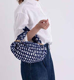 Cho Musubi - 70 Mina Perhonen Organic Sora Check Navy - 70 ミナ ペルホネン オーガニック sora check ネイビー