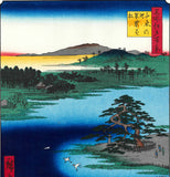 Utagawa Hiroshige - No.110 "Robe-Hanging Pine" at Senzoku no ike  千束の池袈裟懸松 - One hundred Famous View of Edo - Free shipping