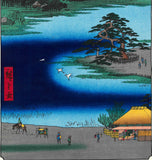 Utagawa Hiroshige - No.110 "Robe-Hanging Pine" at Senzoku no ike  千束の池袈裟懸松 - One hundred Famous View of Edo - Free shipping