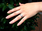 Saito - Posy Silver 950 Ring - Pair ( For You & Her ) " No matter how much time goes by, I love you. "