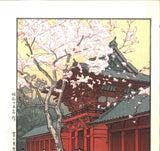 Yoshida Toshi - #014001  Hie Jinjya (Hie Shrine) - Free Shipping